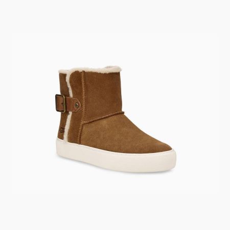 UGG Aika Suede Brown Sneakers for Women (XAMQ12087)